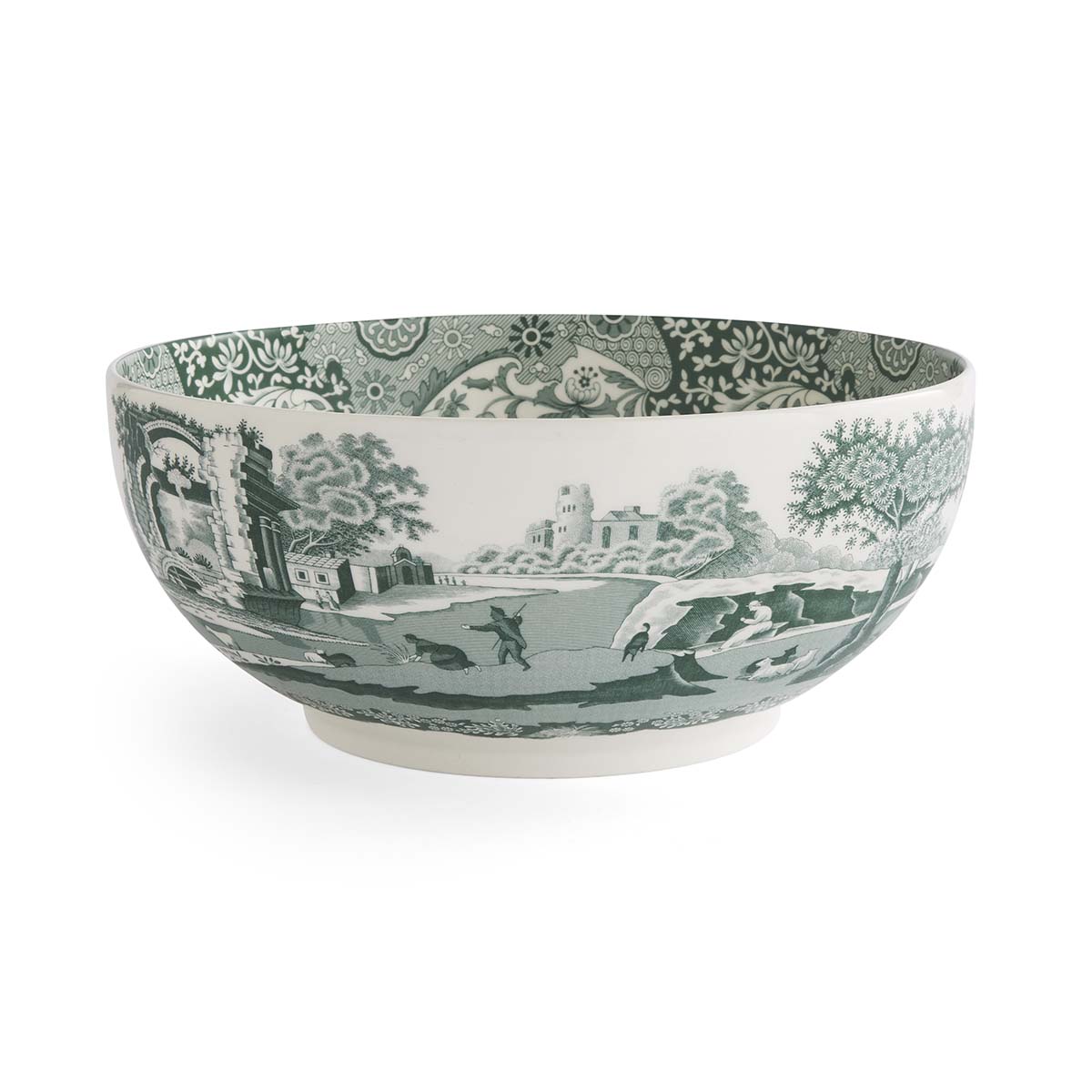 Heritage Green Italian Round Statement Bowl image number null